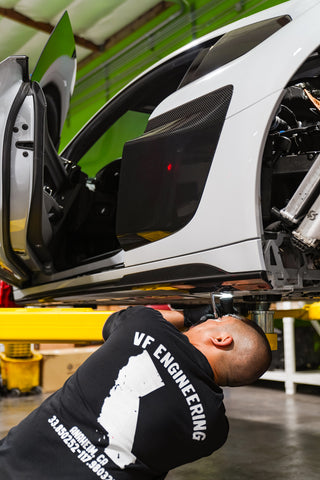 VF Engineering - LMS Carbon Fiber Side Blades - 2016+ Audi R8
