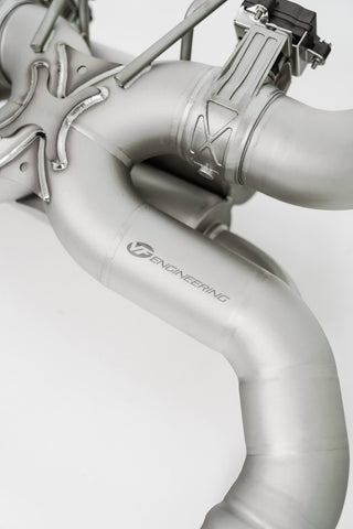 Titanium Valved Catback Exhaust System - 2017-2023 Mclaren 720S