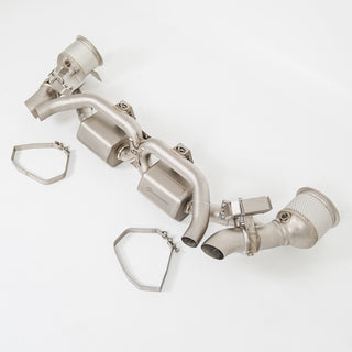 Titanium Valved Catback Exhaust System - 2019-2024 Porsche 911 Turbo/Turbo S