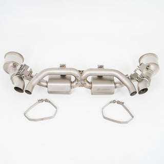 Titanium Valved Catback Exhaust System - 2019-2024 Porsche 911 Turbo/Turbo S