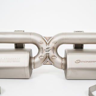 Titanium Valved Catback Exhaust System - 2019-2024 Porsche 911 Turbo/Turbo S