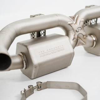 Titanium Valved Catback Exhaust System - 2019-2024 Porsche 911 Turbo/Turbo S
