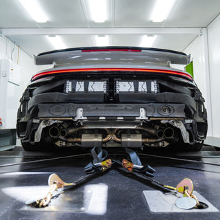 Titanium Valved Catback Exhaust System - 2019-2024 Porsche 911 Turbo/Turbo S