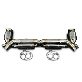 Non-Valved Catback Exhaust System - 2014-2019 Porsche 911 Turbo/Turbo S