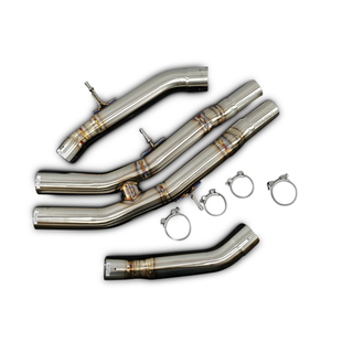 Stainless Steel Mid Section Exhaust System - 2020+ Audi RSQ8